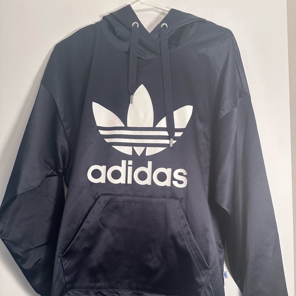 Adidas Silk Navy Blue Hoodie